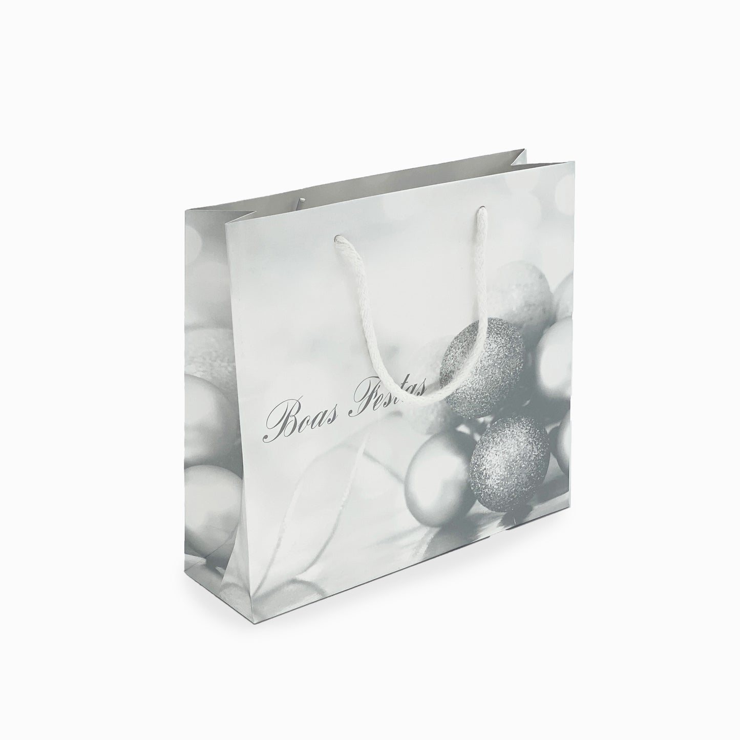 Christmas Portrait Shopping Bag M